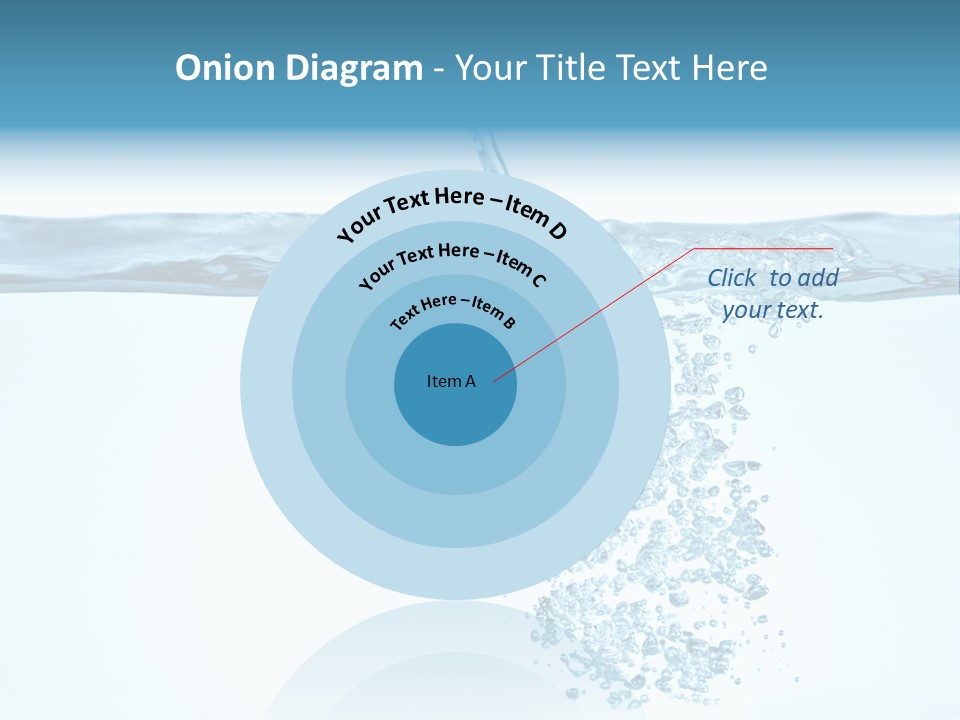 Bubbles Backgrounds Horizontal PowerPoint Template