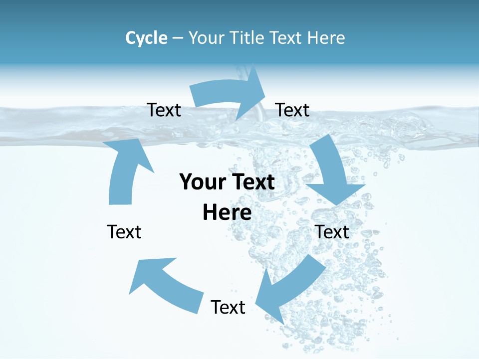 Bubbles Backgrounds Horizontal PowerPoint Template