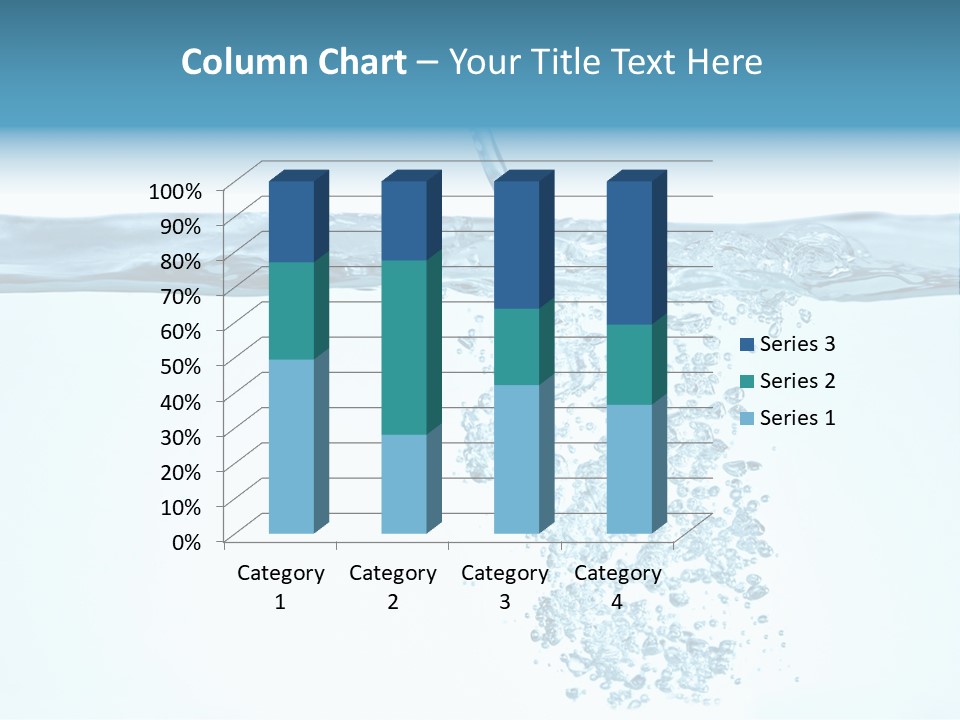 Bubbles Backgrounds Horizontal PowerPoint Template
