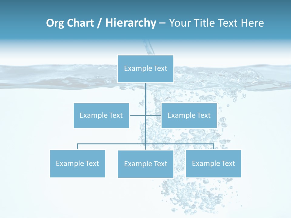 Bubbles Backgrounds Horizontal PowerPoint Template