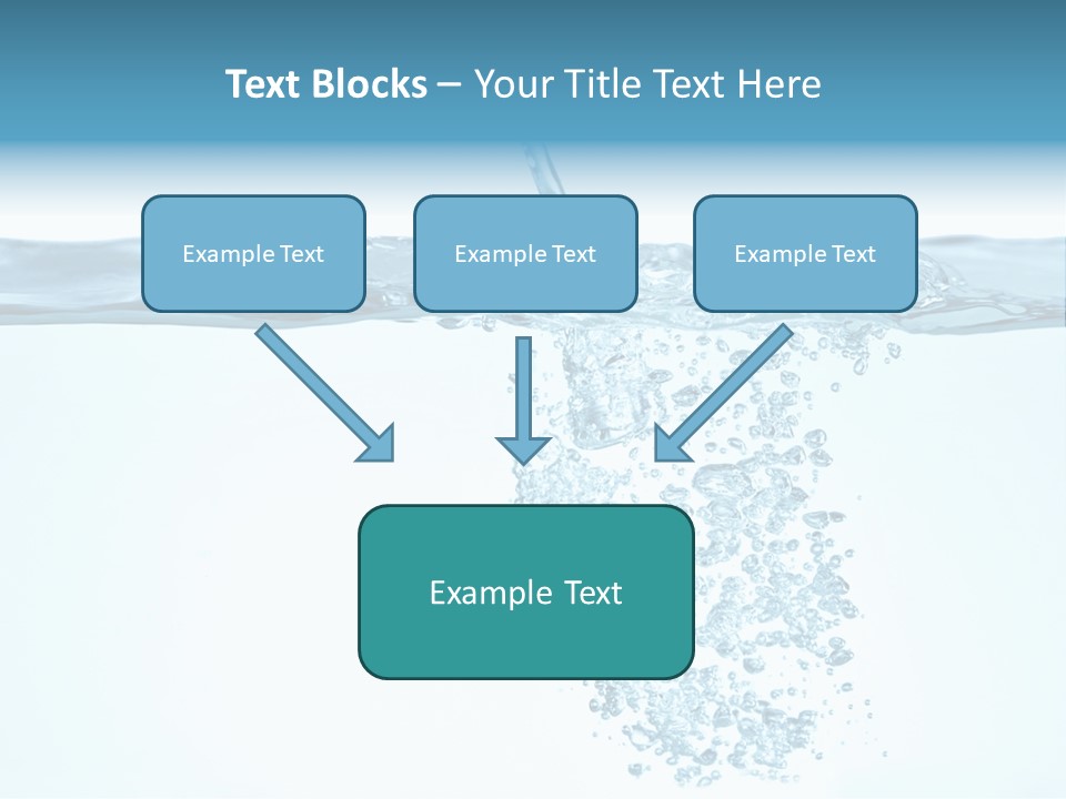 Bubbles Backgrounds Horizontal PowerPoint Template