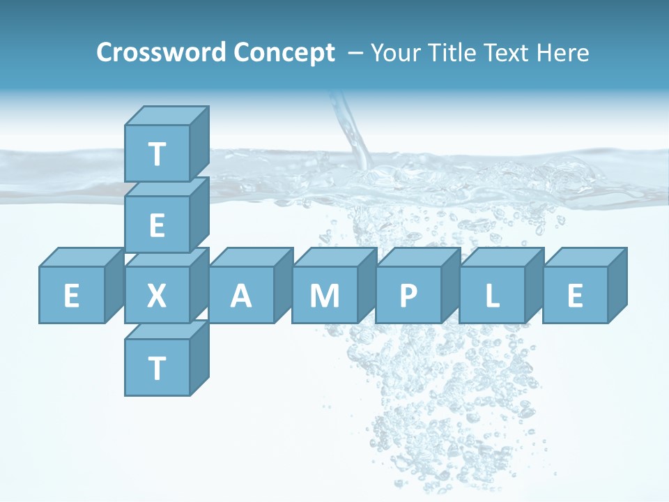 Bubbles Backgrounds Horizontal PowerPoint Template