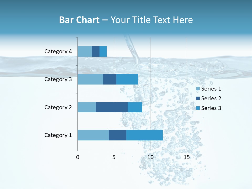 Bubbles Backgrounds Horizontal PowerPoint Template