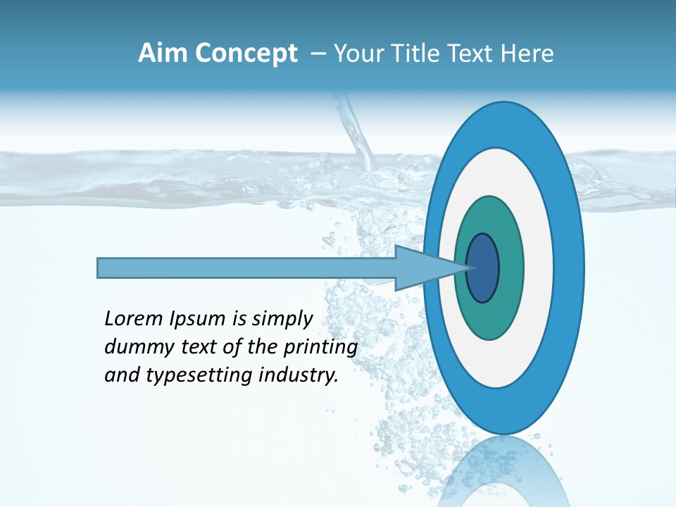 Bubbles Backgrounds Horizontal PowerPoint Template