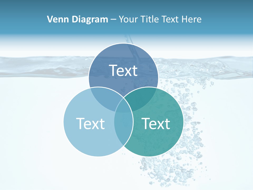 Bubbles Backgrounds Horizontal PowerPoint Template