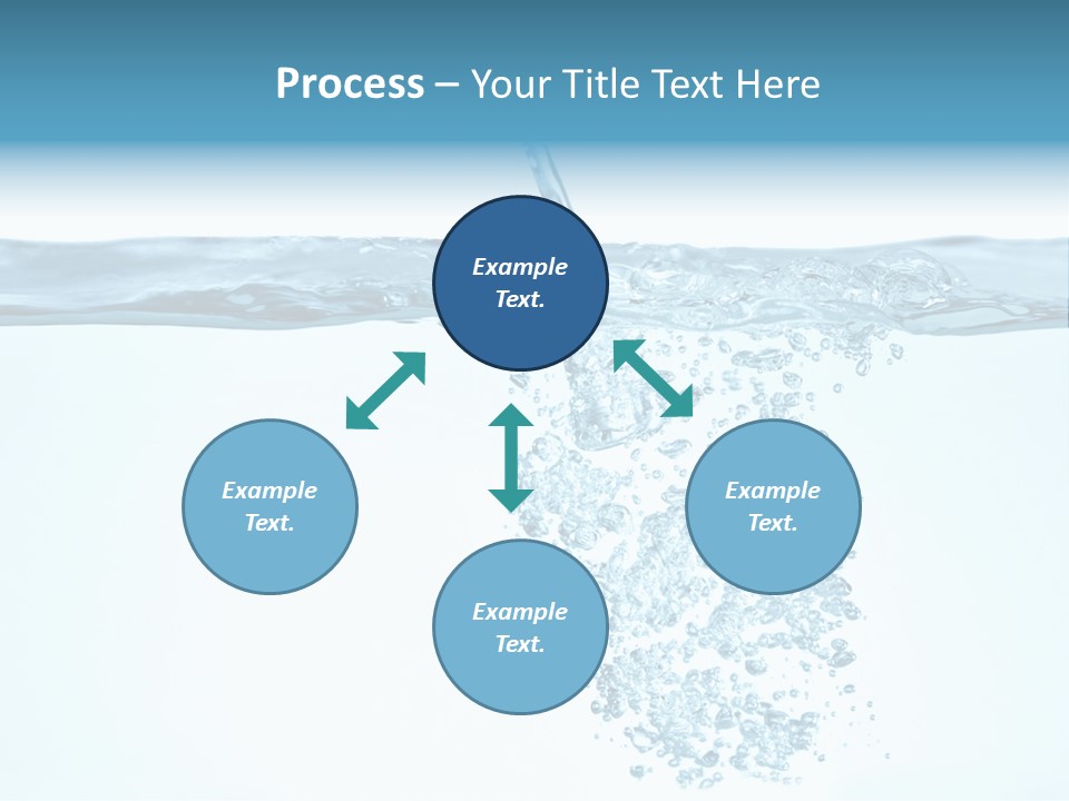 Bubbles Backgrounds Horizontal PowerPoint Template
