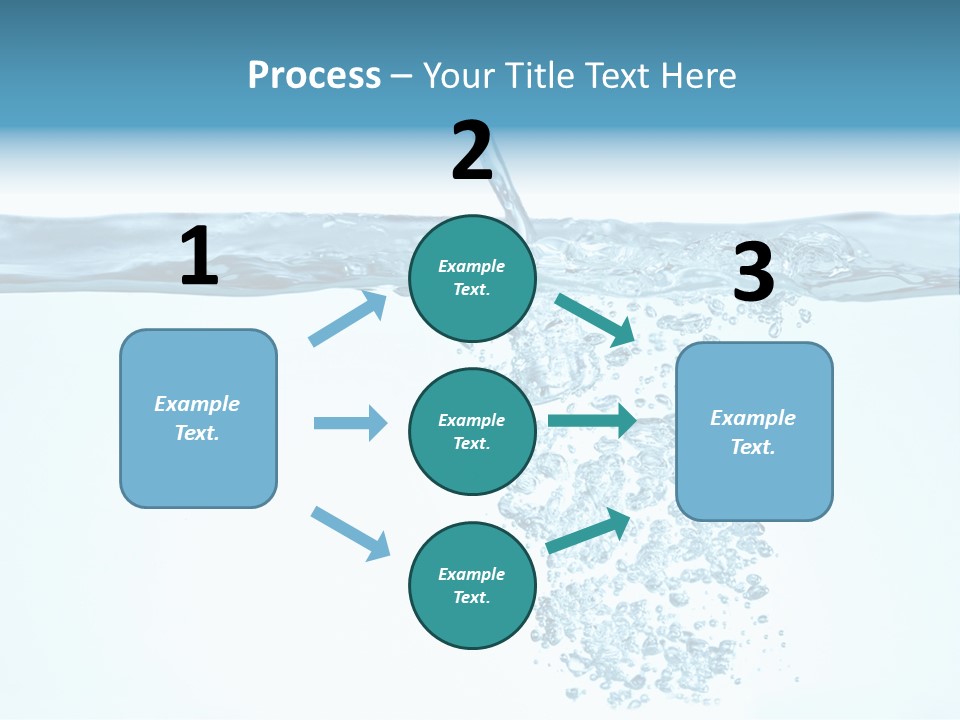 Bubbles Backgrounds Horizontal PowerPoint Template