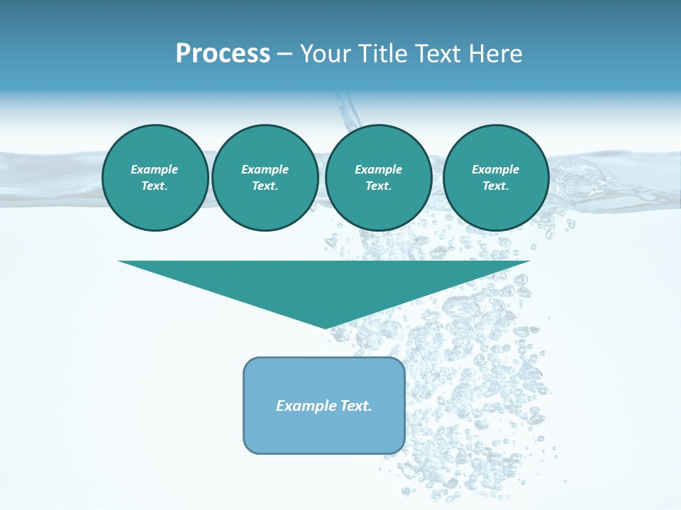 Bubbles Backgrounds Horizontal PowerPoint Template