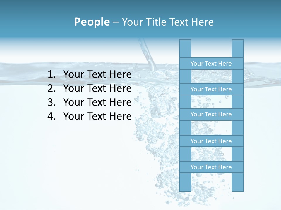 Bubbles Backgrounds Horizontal PowerPoint Template