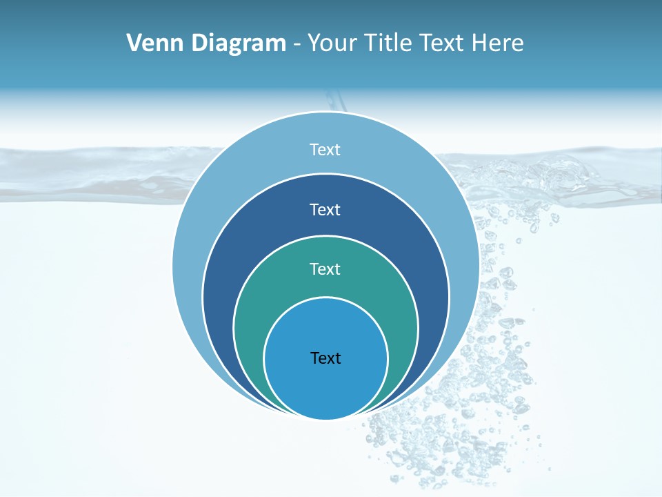 Bubbles Backgrounds Horizontal PowerPoint Template