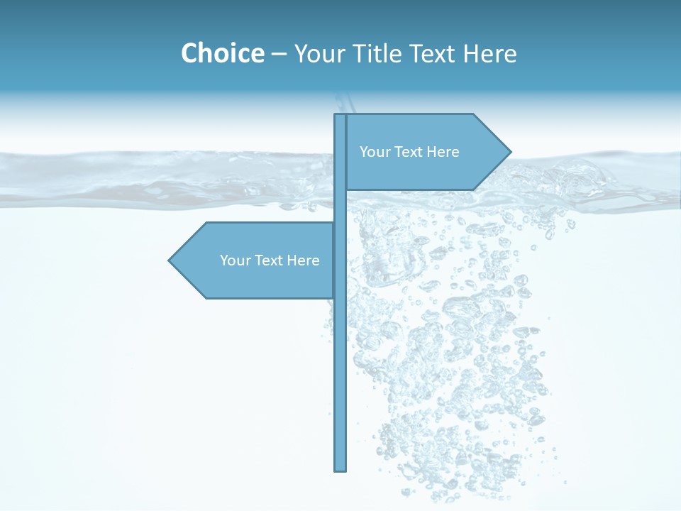 Bubbles Backgrounds Horizontal PowerPoint Template