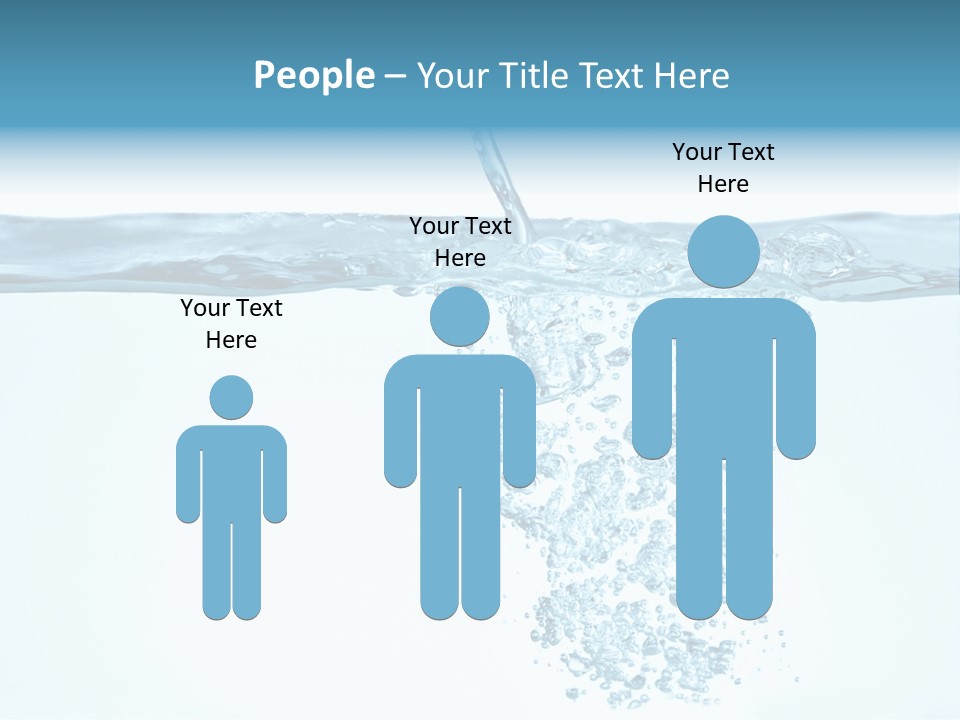 Bubbles Backgrounds Horizontal PowerPoint Template