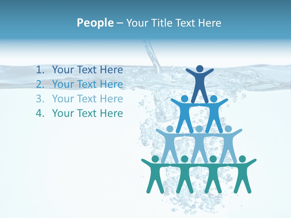 Bubbles Backgrounds Horizontal PowerPoint Template