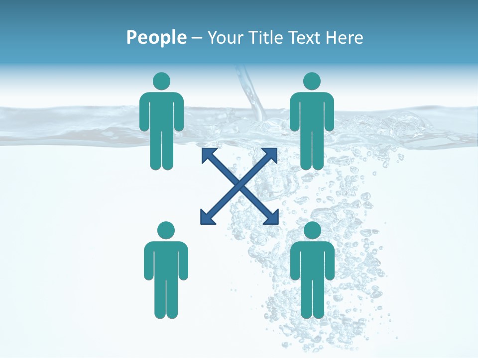 Bubbles Backgrounds Horizontal PowerPoint Template