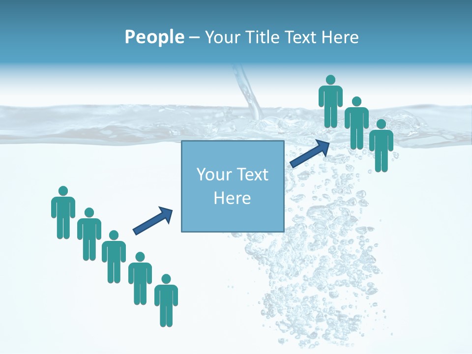 Bubbles Backgrounds Horizontal PowerPoint Template