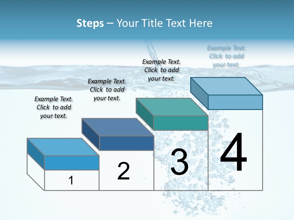 Bubbles Backgrounds Horizontal PowerPoint Template