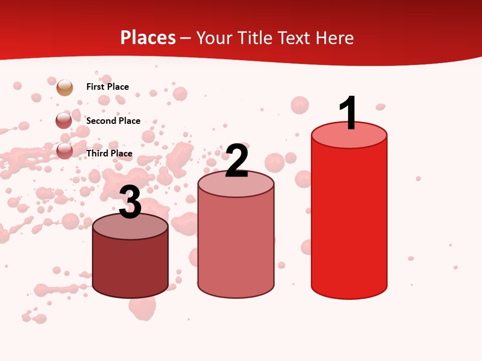 Stain Blood Blot PowerPoint Template