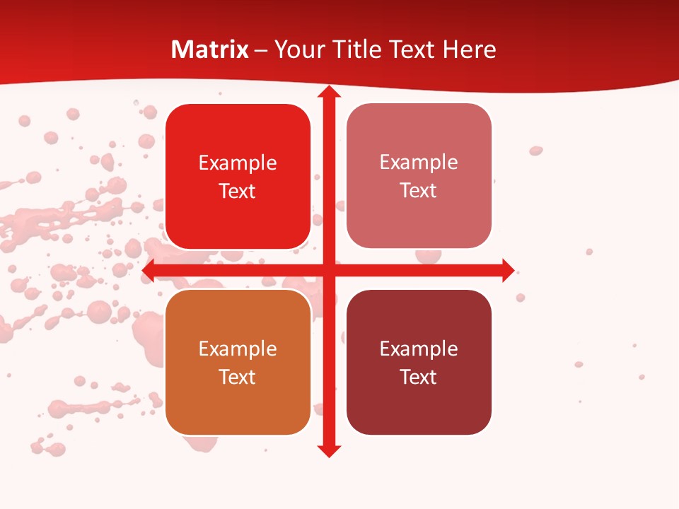 Stain Blood Blot PowerPoint Template