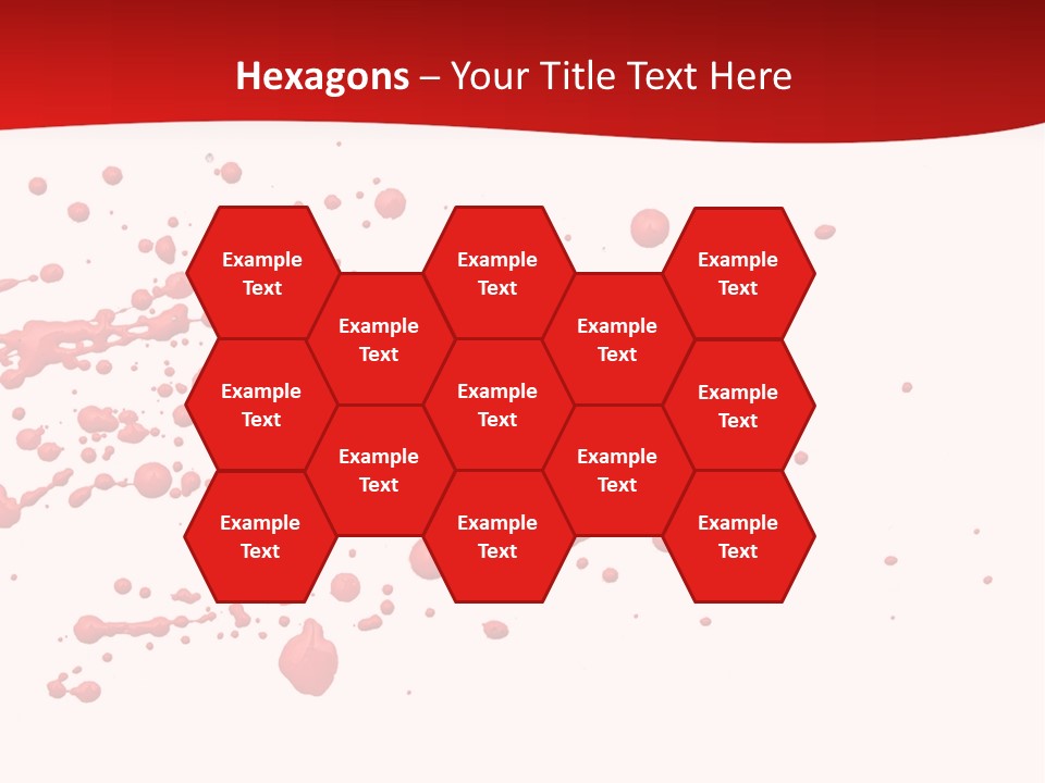 Stain Blood Blot PowerPoint Template