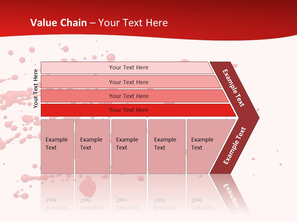 Stain Blood Blot PowerPoint Template