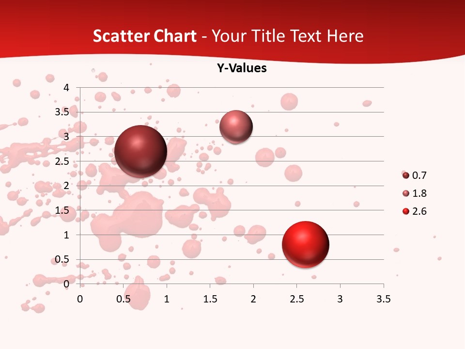 Stain Blood Blot PowerPoint Template