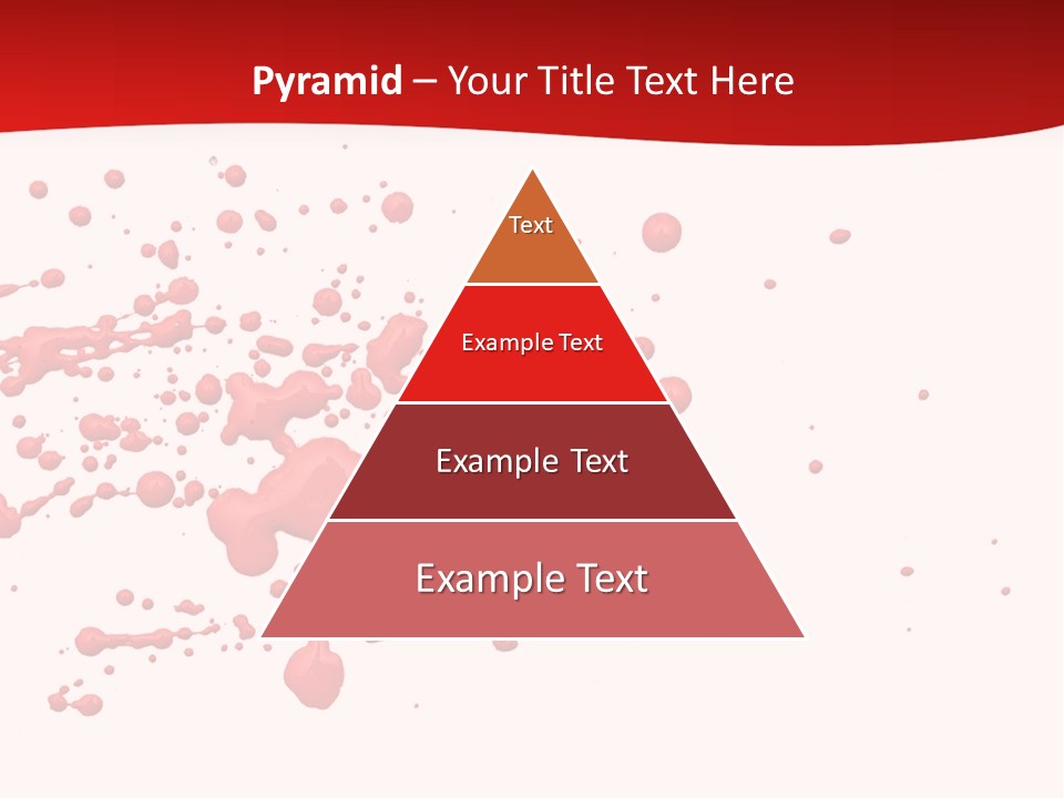 Stain Blood Blot PowerPoint Template