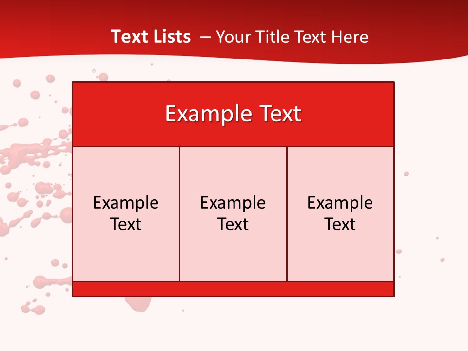 Stain Blood Blot PowerPoint Template