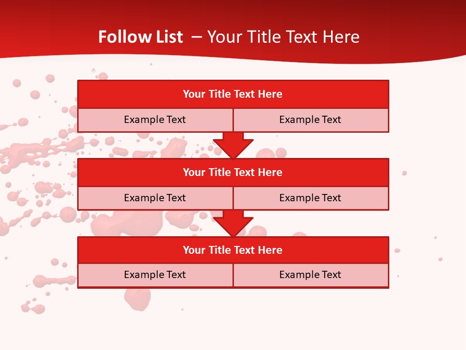 Stain Blood Blot PowerPoint Template