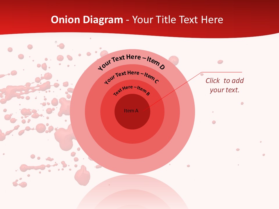 Stain Blood Blot PowerPoint Template