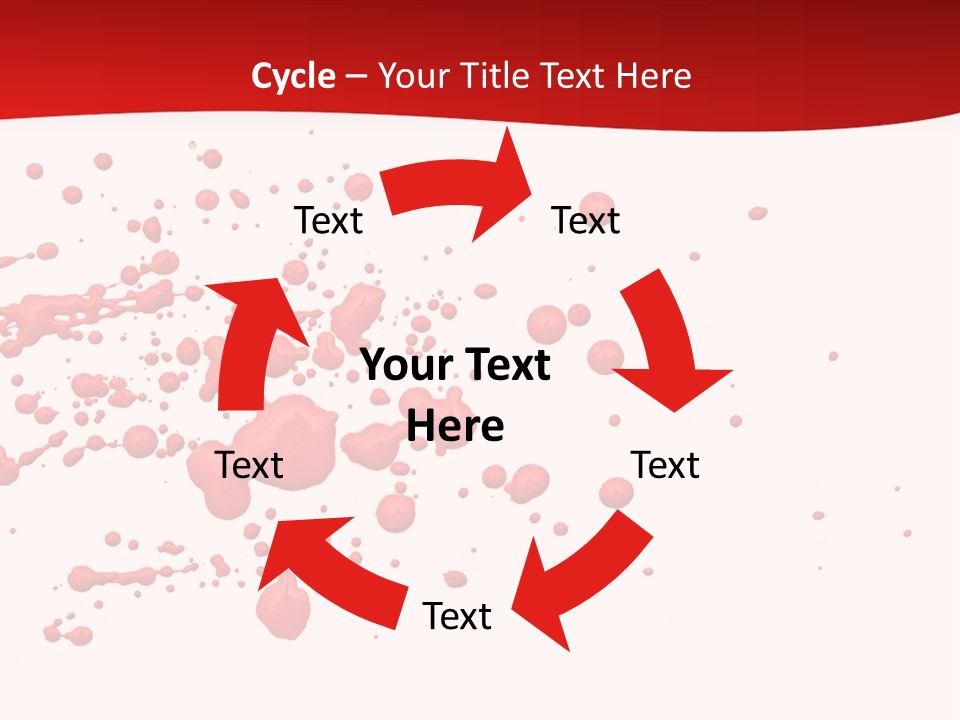Stain Blood Blot PowerPoint Template