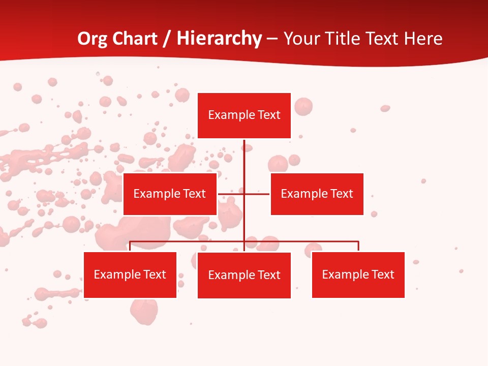 Stain Blood Blot PowerPoint Template