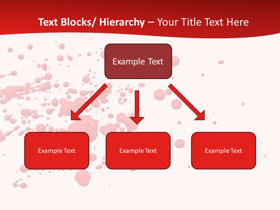Stain Blood Blot PowerPoint Template