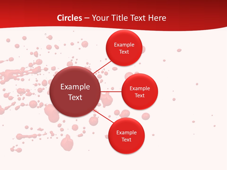 Stain Blood Blot PowerPoint Template