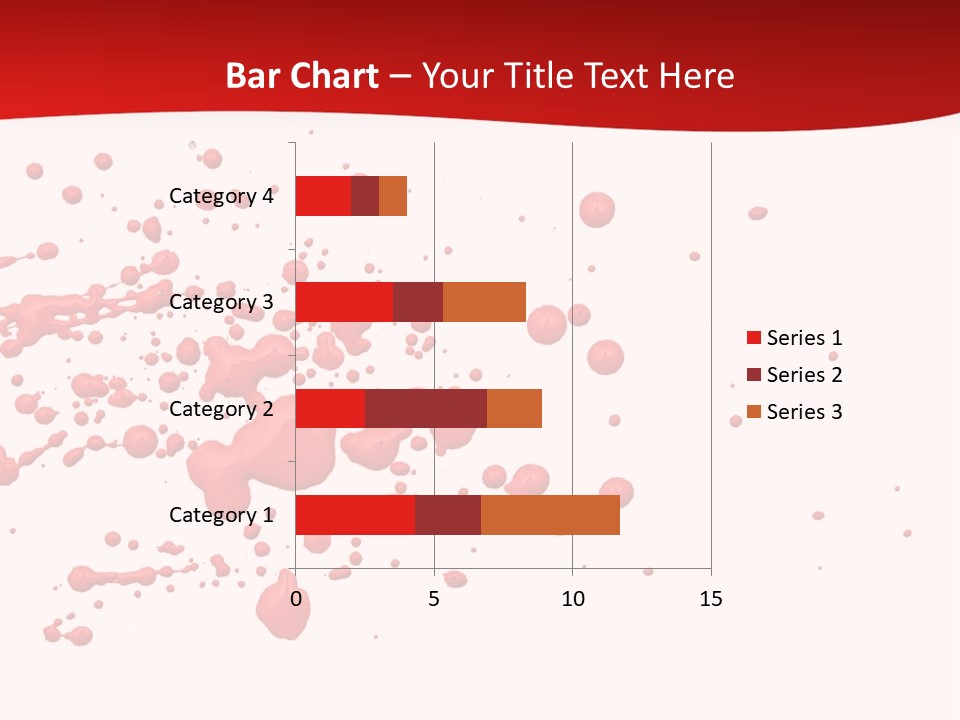 Stain Blood Blot PowerPoint Template