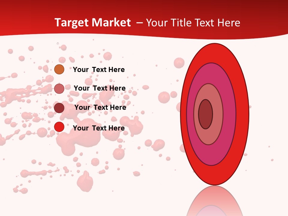 Stain Blood Blot PowerPoint Template