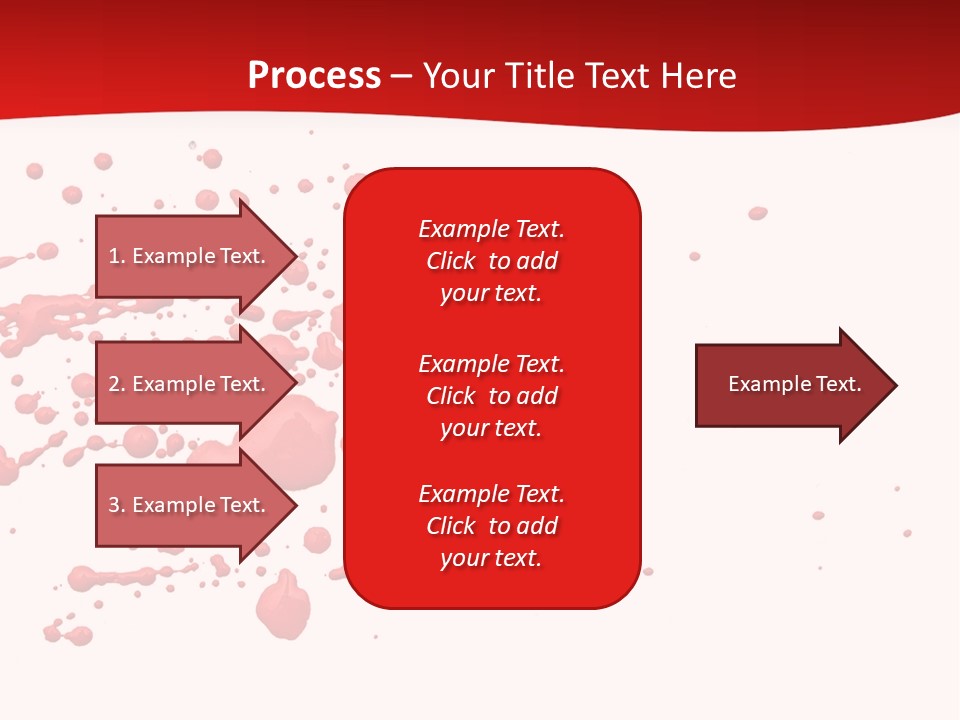 Stain Blood Blot PowerPoint Template