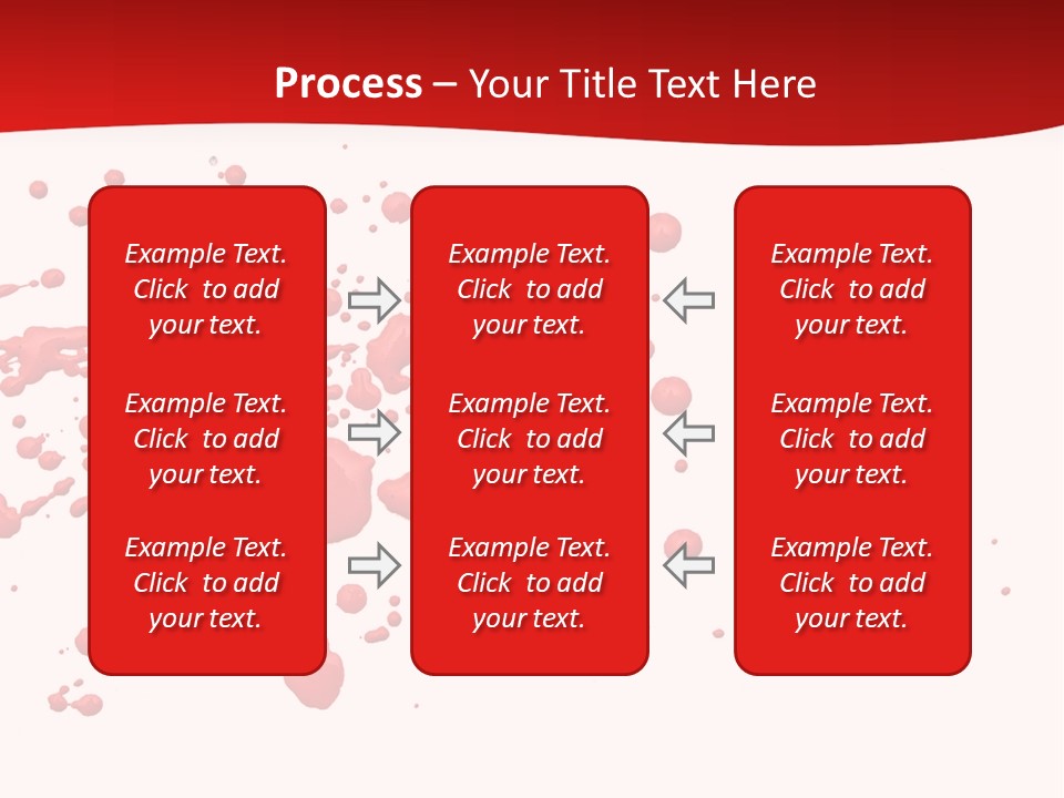 Stain Blood Blot PowerPoint Template