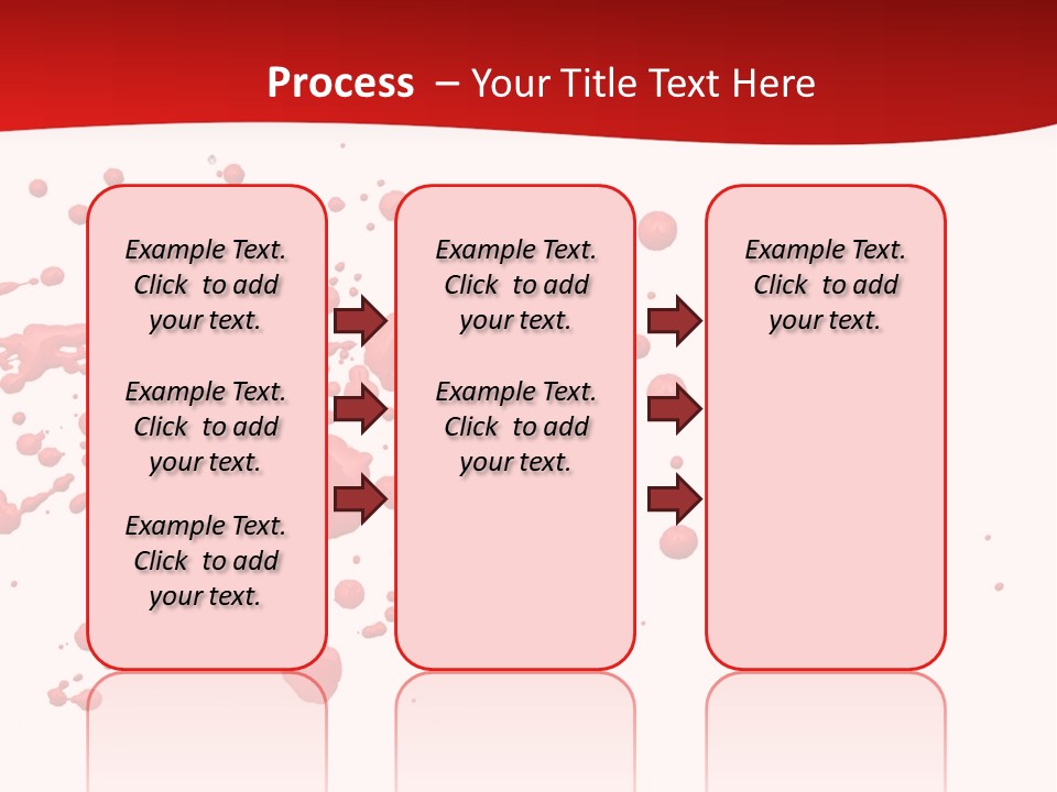 Stain Blood Blot PowerPoint Template