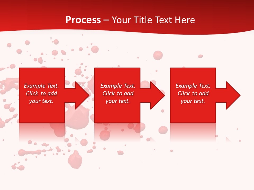 Stain Blood Blot PowerPoint Template