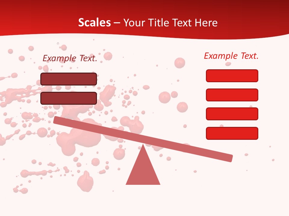 Stain Blood Blot PowerPoint Template
