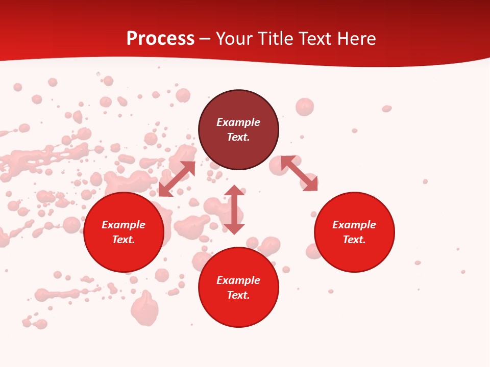 Stain Blood Blot PowerPoint Template