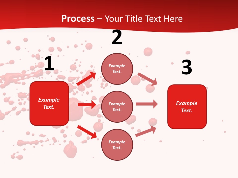 Stain Blood Blot PowerPoint Template