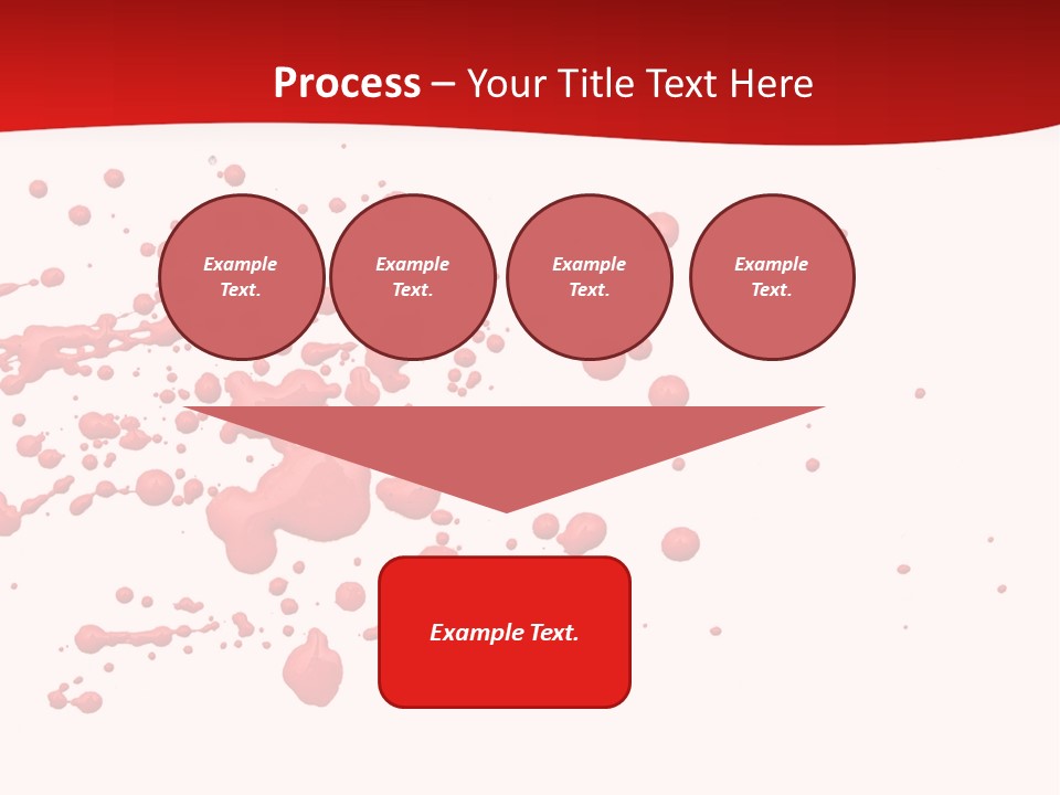 Stain Blood Blot PowerPoint Template