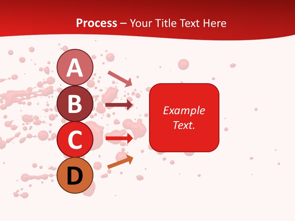 Stain Blood Blot PowerPoint Template