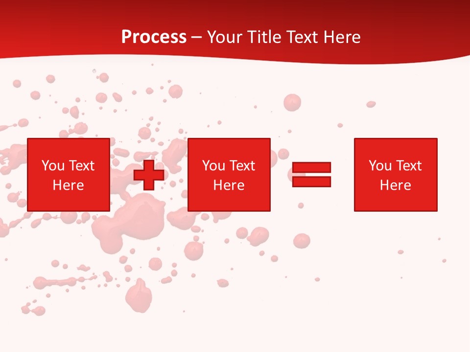 Stain Blood Blot PowerPoint Template
