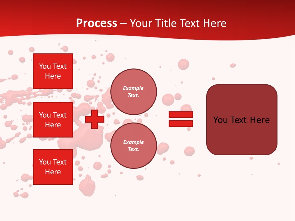 Stain Blood Blot PowerPoint Template