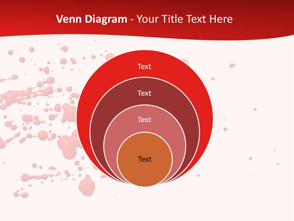 Stain Blood Blot PowerPoint Template