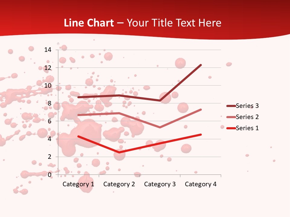 Stain Blood Blot PowerPoint Template
