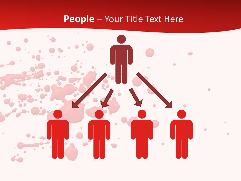 Stain Blood Blot PowerPoint Template