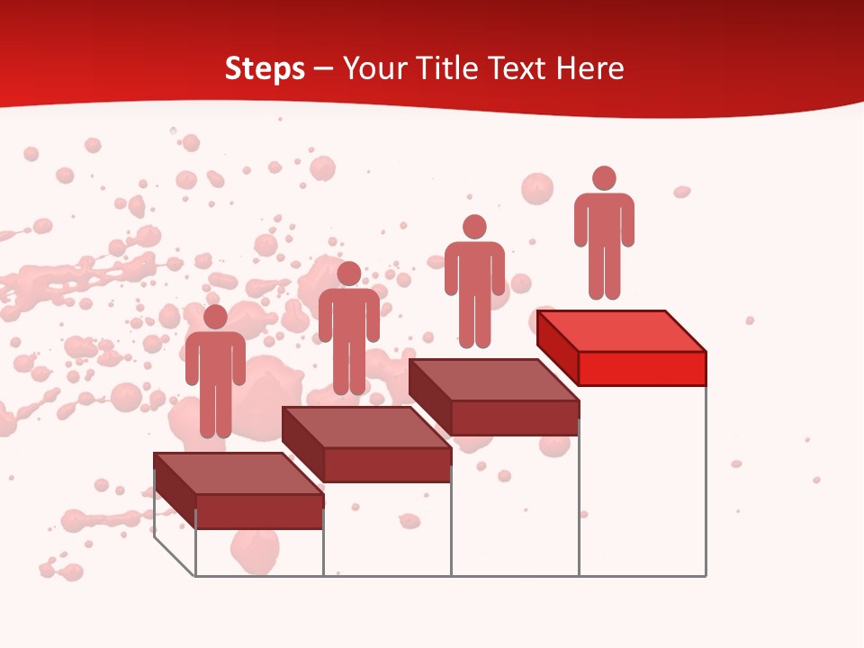 Stain Blood Blot PowerPoint Template